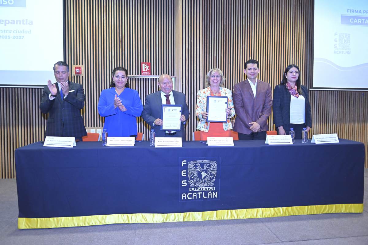 FIRMAN GOBIERNO DE TLALNEPANTLA Y FES ACATLÁN CONVENIO DE COLABORACIÓN PARA PROFESIONALIZACIÓN DE SERVIDORES PÚBLICOS