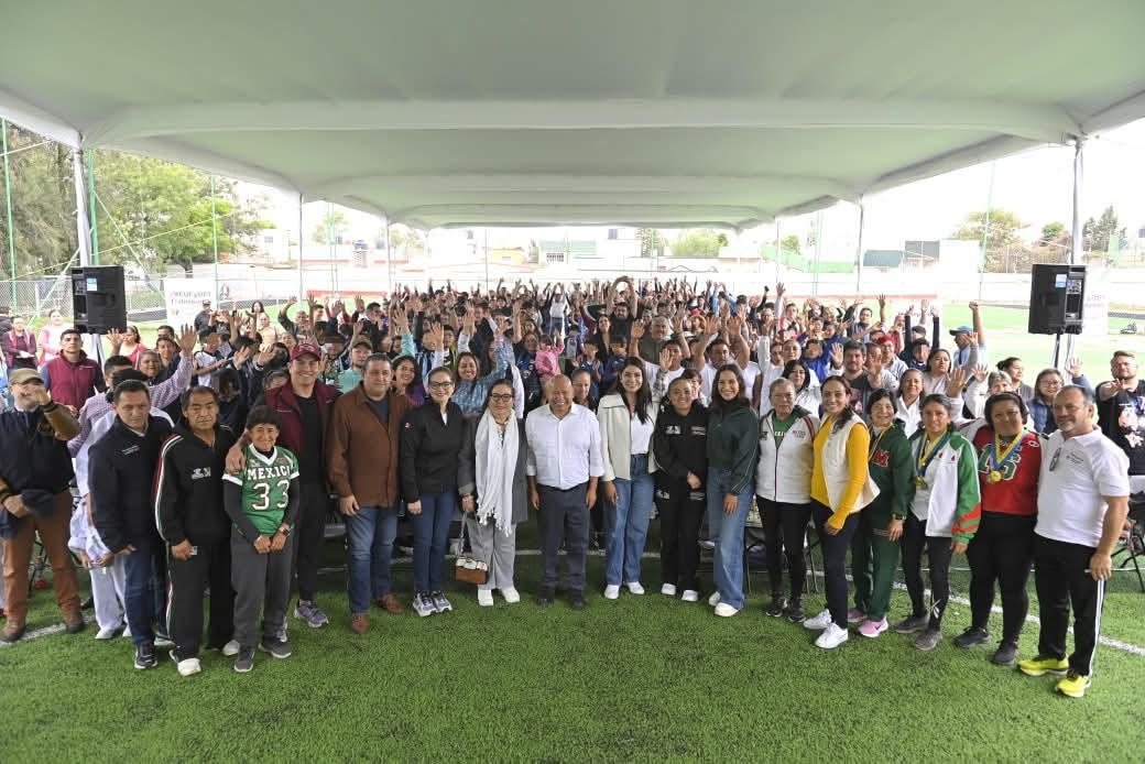ENTREGA RACIEL PÉREZ CRUZ REHABILITACIÓN INTEGRAL DEL DEPORTIVO TLALNEPANTLA